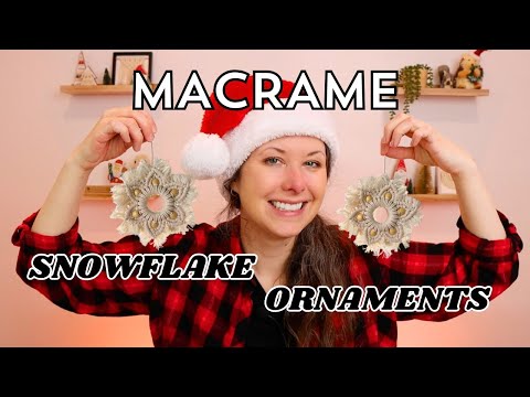 DIY Macrame Christmas Wreath Easy Christmas Ornament Pattern