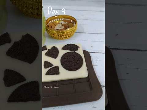 Homemade oreo chocolate bar