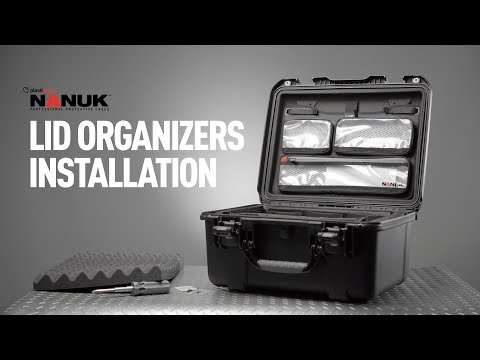 NANUK Lid Organizers - Installation Video