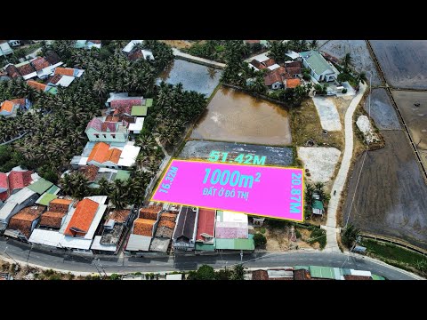 1000m2 đất ở đô thị Phường Ninh Đa TX Ninh Hòa cách đường Nguyễn Cụ Vào 20m