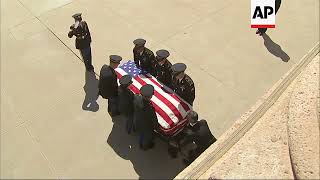 John McCain's casket arrives at Arizona's Capitol
