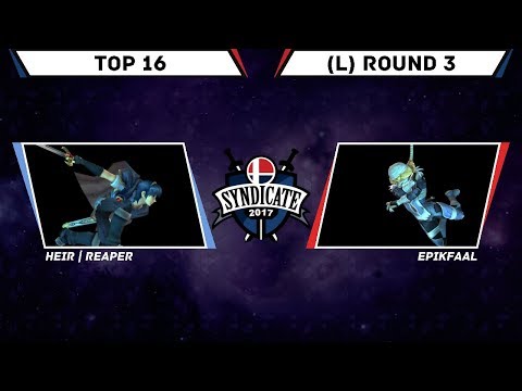 SYN17 PM - Heir | reaper (Marth) vs epikfaal (Sheik) | Top 16 (L) R3