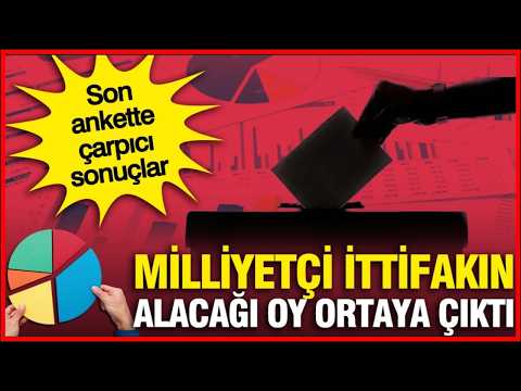 Anket  Siyasi Senaryolar; Milliyetçi İttifak Senaryosu ve Güncel Seçim Anketi Sonuçları