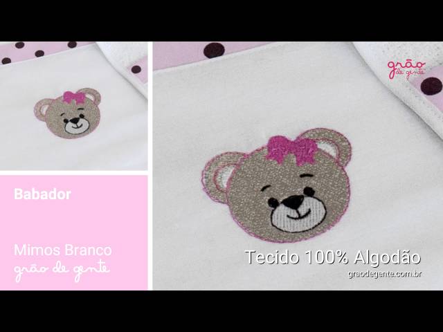 Babador Mimos Branco | Ref: 54238