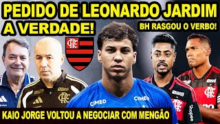 FLAMENGO VOLTOU A NEGOCIAR COM KAIO JORGE A PEDIDO DE JARDIM? A VERDADE! BH FALOU SOBRE A RENOVAÇÃO!