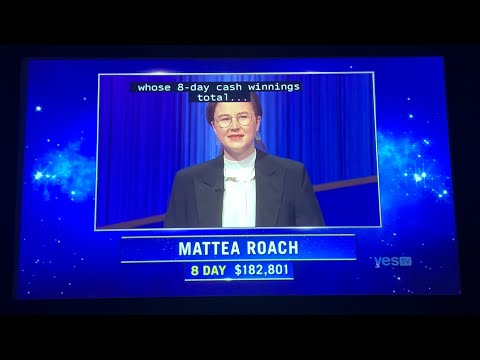 Jeopardy, intro - Mattea Roach Day 9 (4/15/22)