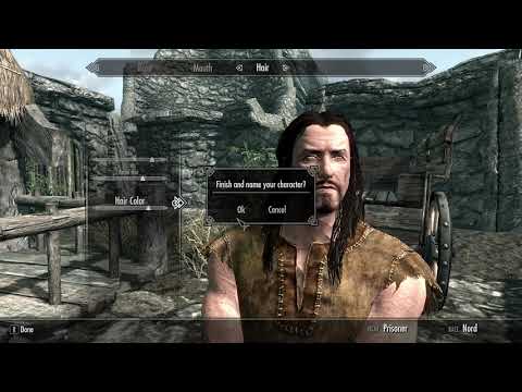 Skyrim 100% Maximized Legendary Playthrough - 1. Intro and Character Creation