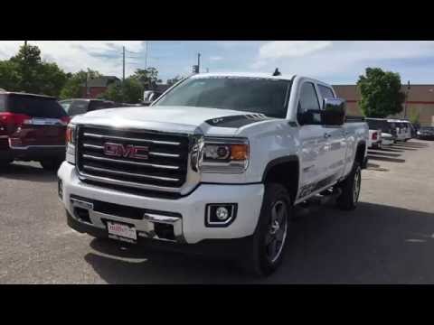 2016 GMC Sierra 2500HD SLT Crew Cab 4WD All Terrain GFX Summit White Oshawa ON Stock# 160985