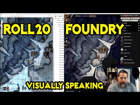 Foundry vs Roll20 VISUALLY SPEAKING