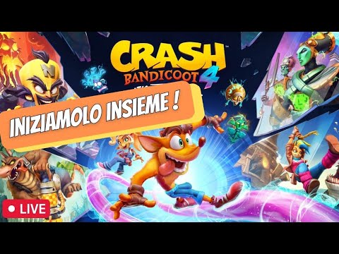 CRASH BANDICOOT 4 / Sarà difficile come tutti dicono? Scopriamolo LIVE #videogiochi #crashbandicoot4