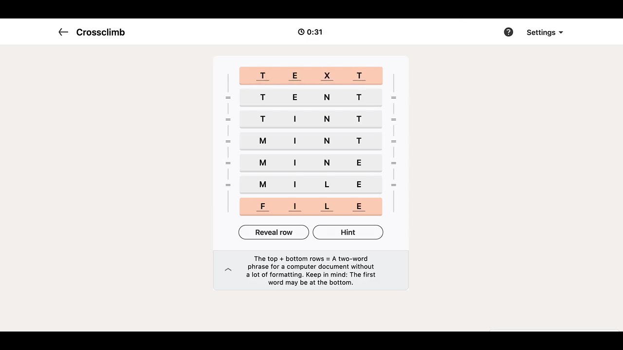 LinkedIn Crossclimb Answer Today | 09 April 2026 - Puzzle #709