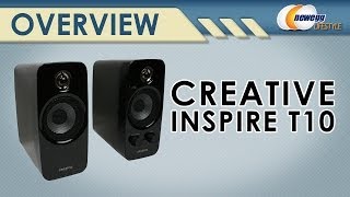 Video thumbnail for Creative Inspire T10 10 Watts RMS 2.0 Speaker System Overview - Newegg Lifestyle by Newegg Lifestyle