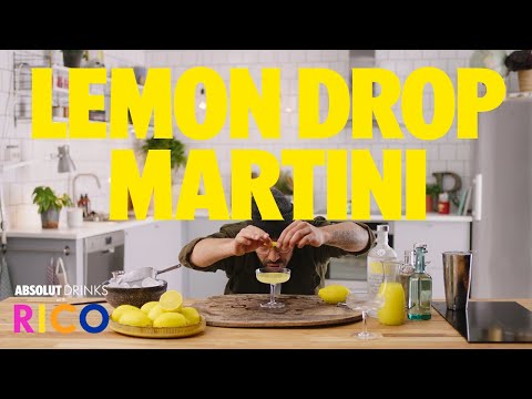 How To Make A Lemon Drop Martini | Absolut Drinks With Rico