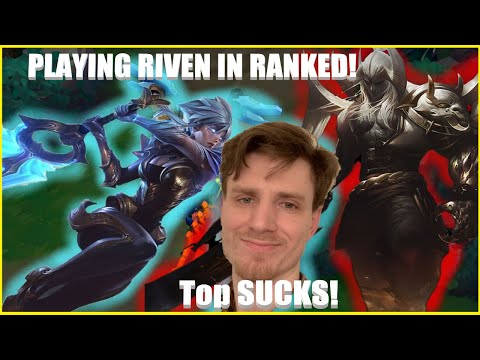 Hashinshin: "IF RIVEN'S SO OP WHY DON'T YOU PLAY HER!" Playing Riven VS Aatrox!