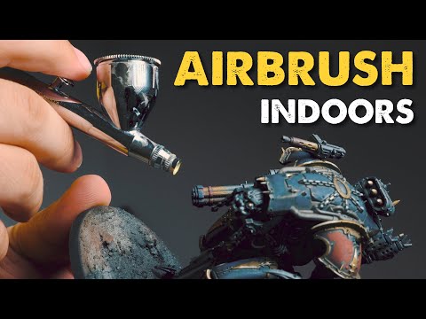 Airbrush without your landlord noticing - Warhammer painting