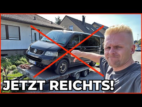 Billiger VW T5 macht mich IRRE! Ich bleibe liegen! 🤬