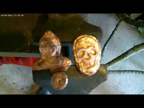 Casting copper coins. Part 1 of 2