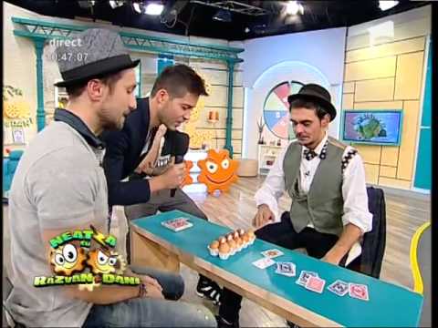 Nebunie maximă!!! Jorge i-a provocat pe Razvan şi Dani să &icirc;şi spargă ouă crude şi fierte &icirc;n cap