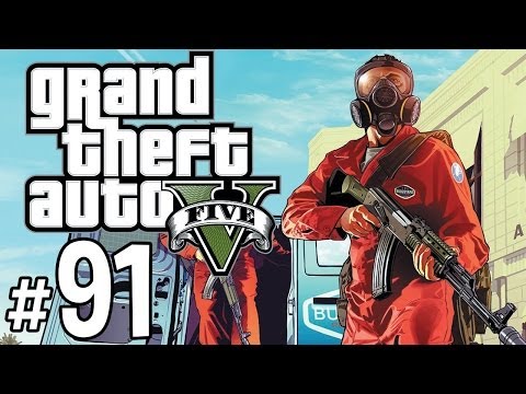Grand Theft Auto 5 Gameplay / Walkthrough w/ Piwaa Part 91 - SAVE LAMAR (GTA 5)