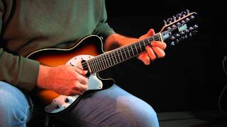 Video thumbnail for Eastwood Mandocaster 12: Wendell Ferguson plays Beatles' 'Here Comes The Sun' by Eastwood Guitars
