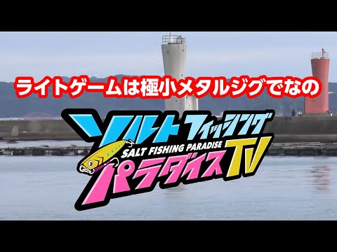 ライトゲームは極小メタルジグでなの（ソルパラTV・第14回2020年12月31日放送）