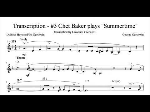 Summertime - Chet Baker