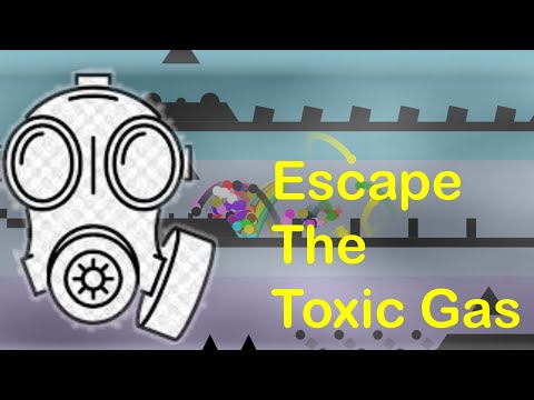 marble race : Escape The Toxic Gas -  Survival Marble Race in Algodoo
