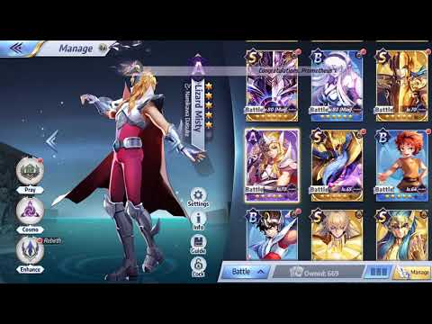 Open Cosmo + Gold Seiya Replay