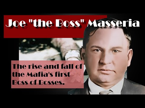 Joe "The Boss" Masseria . The rise and fall of the Mafia's first Boss of Bosses.