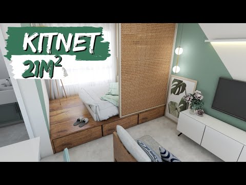 KITNET PEQUENA 21M² (Casa super pequena e confortável)