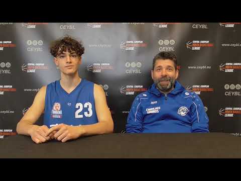 CEYBL U17 - Press conference, 26.2.2023, Science City Jena - Frankonia Nürnberg