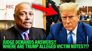 Trump ORDERS DOJ to Not Produce Handwritten Notes of his Alleged 13 year old Abuse Victim!