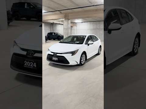 2024 Toyota Corolla LE CVT in White for sale at North London Toyota in London, ON