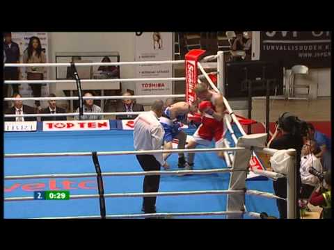 Nyrkkeily - boxing: Conrad Cummings IRL - Jere Jokinen FIN, Tammer Tournament, final, 75 kg