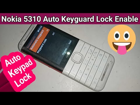Nokia 5310 Auto keypad Lock Enable
