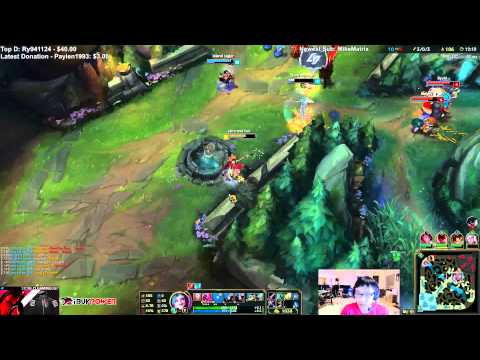 Doublelift duo Chauster - Jinx vs Tristana ADC - League of Legends