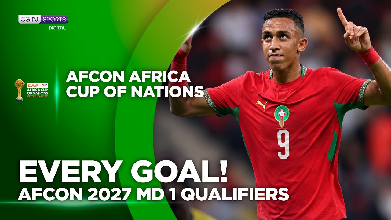 EVERY GOAL from Matchday 1 | 2027 AFCON Qualifiers