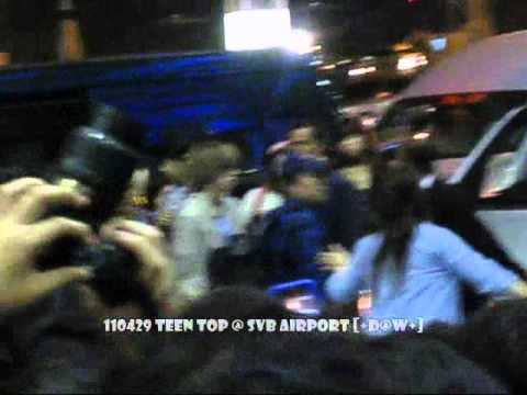 110429 Teen Top @ SVB Airport