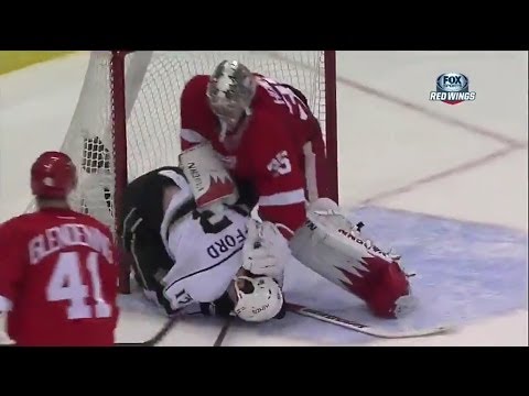 13/14 RS: LA @ Det Highlights - 1/18/14