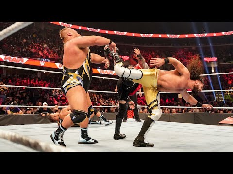 Kevin Owens and Seth Rollins vs Alpha Academy vs RK-Bro Raw 07.03.2022 highlights