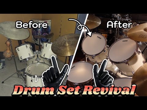 Vintage 1980's Tama Swingstar Drum Set Restoration: The Resurrection Of An Icon