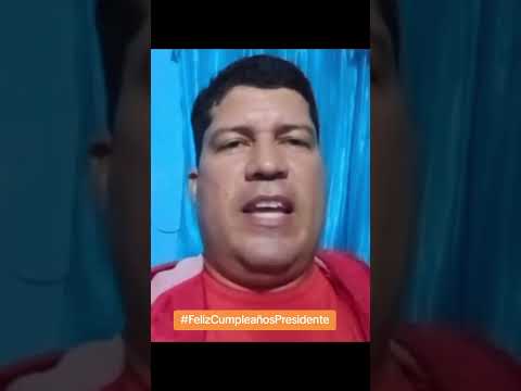 integrante de Comuna del municipio Piar ,estado Monagas, felicitó a Maduro por su cumpleaños