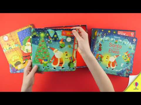 Видео обзор Santa книга и 3 пазла в комплекте [Usborne]