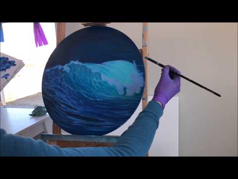 How to Paint an Ocean Wave in Oils - Complete Tutorial