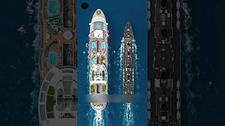 Titanic vs Modern Cruise Ship 😱 Size Difference Dekhkar Shock Ho Jaoge! 🚢 #shorts #facts