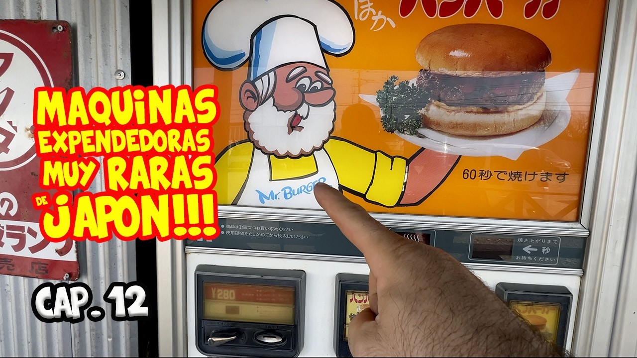 probando LAS MÁQUINAS EXPENDEDORAS de COMIDA más EXTRAÑAS de JAPÓN!!!