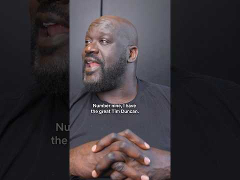 Shaquille O'Neal's Top 10 All-Time NBA Players 🐐 #NBA #Shaq