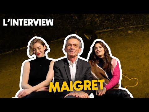 L'INTERVIEW - L'équipe de MAIGRET (Patrice Leconte, Mélanie Bernier, Jade Labeste)