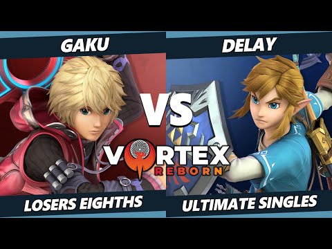 Vortex Legends 14 Top 8 - Gaku (Shulk) Vs. DeLay (Link) SSBU Ultimate Tournament