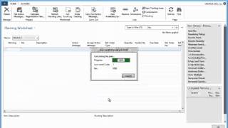 NAV 2015 MRP and Production Planning